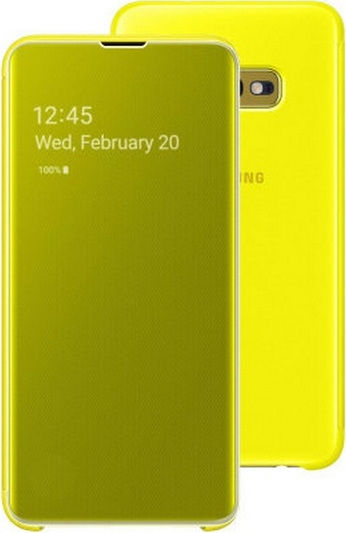 Samsung Книга Пластмаса Жълт (Galaxy S10e)
