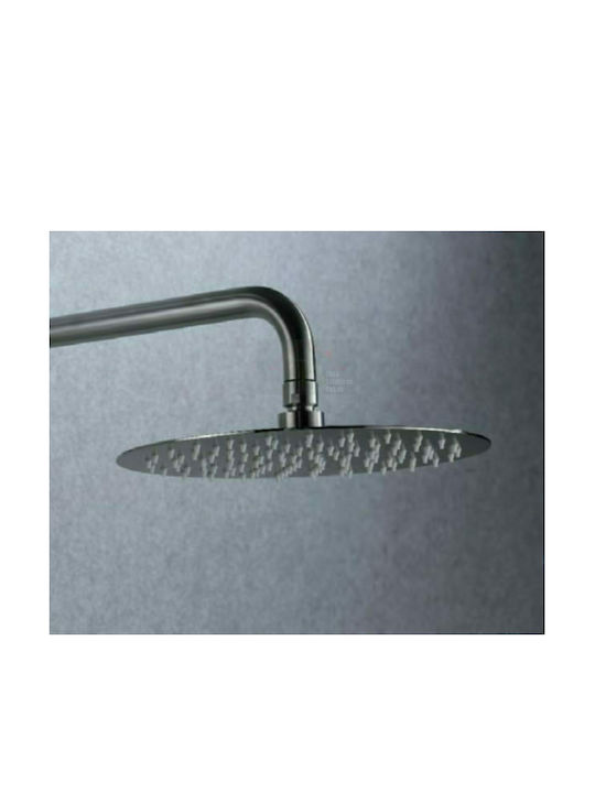 Imex Moscu Ρυθμιζόμενη Στήλη Ντουζ με Μπαταρία 88-125cm Ασημί