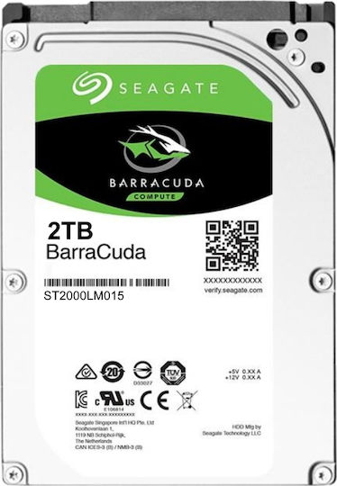 Seagate Barracuda 2TB HDD Hard Disk 2.5