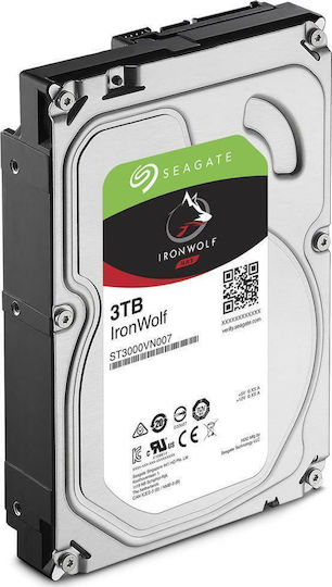 Seagate IronWolf 3TB HDD Hard Drive 3.5" SATA III 5900rpm with 64MB Cache for NAS ST3000VN007
