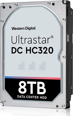 Western Digital Ultrastar DC HC320 8TB HDD Hard Drive 3.5" SATA III 7200rpm with 256MB Cache for NAS / Server 0B36404 HUS728T8TALE6L4
