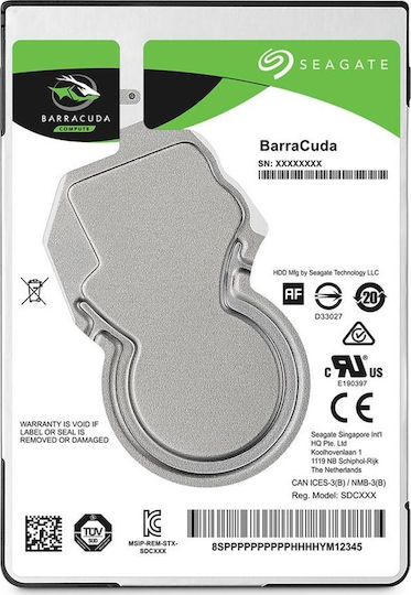 Seagate Barracuda 1TB HDD Hard Drive 2.5" SATA III 5400rpm with 128MB Cache for Desktop / Laptop / PS4 ST1000LM048