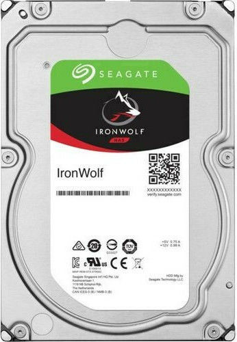 Seagate Ironwolf 10000ГБ Хард диск Σκληρи дискове 3.5" SATA III 7200оборотивминута с 256МБ Кеш за NAS ST10000VN0008