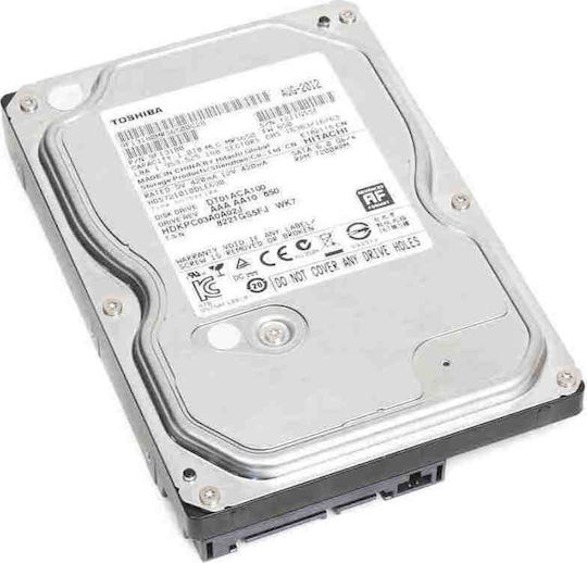 Toshiba DT01 1TB HDD Σκληρός Δίσκος 3.5" SATA III 7200rpm με 32MB Cache για Desktop DT01ACA100