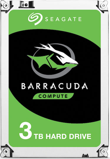 Seagate BarraCuda 3TB HDD Hard Disk 3.5
