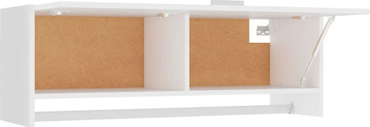 vidaXL Badezimmerschrank B100xT32.5xH35cm Weiß