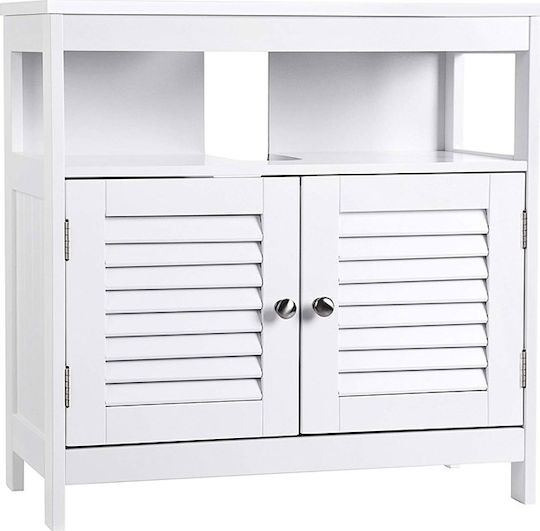 Songmics Πάγκος χωρίς Νιπτήρα Μ60xΒ30xΥ60cm Λευκός