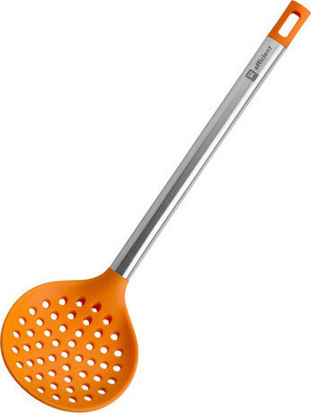 Bra Efficient Shallow Slotted Spoon Silicone Orange