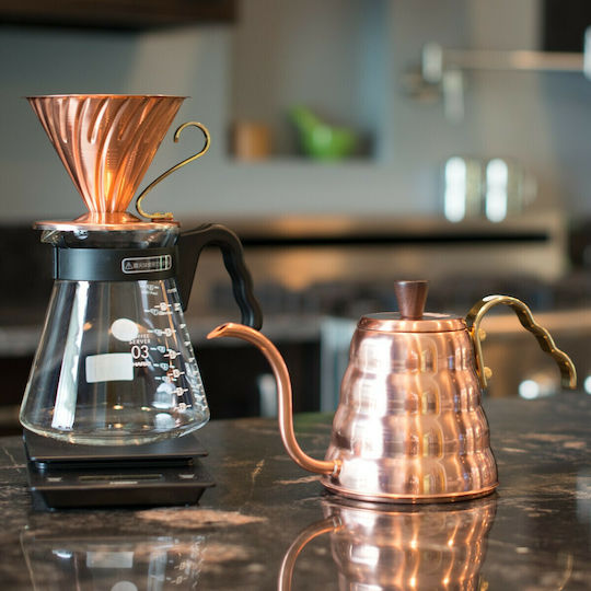 Hario V60 02 Picurător de cafea Cupru Cupru 135x120x92mm