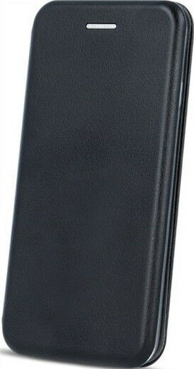 Forever Buchen Sie Synthetisches Leder Schwarz (Galaxy S10)