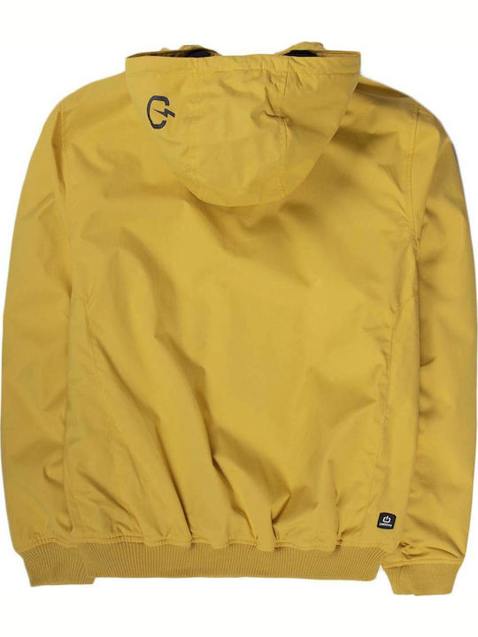 Geci Barbati Bomber Waterproof și cu protecție împotriva vântului Galben