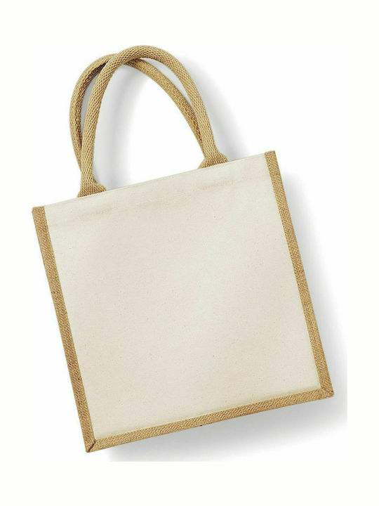 Westford Mill Βαμβακερή Τσάντα για Ψώνια Natural