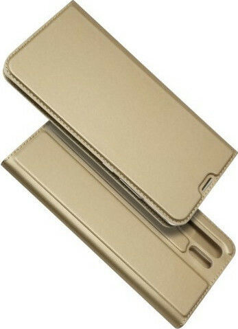 Dux Ducis Skin Pro Book Δερματίνης Χρυσό (Huawei P30 Pro)