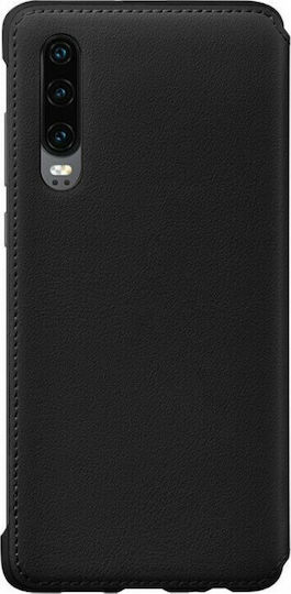 Huawei Книга Изкуствена кожа Черен (Huawei P30)