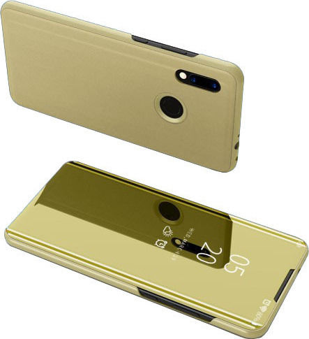Hurtel Clear View Book Πλαστικό Χρυσό (Redmi Note 7 / 7 Pro)