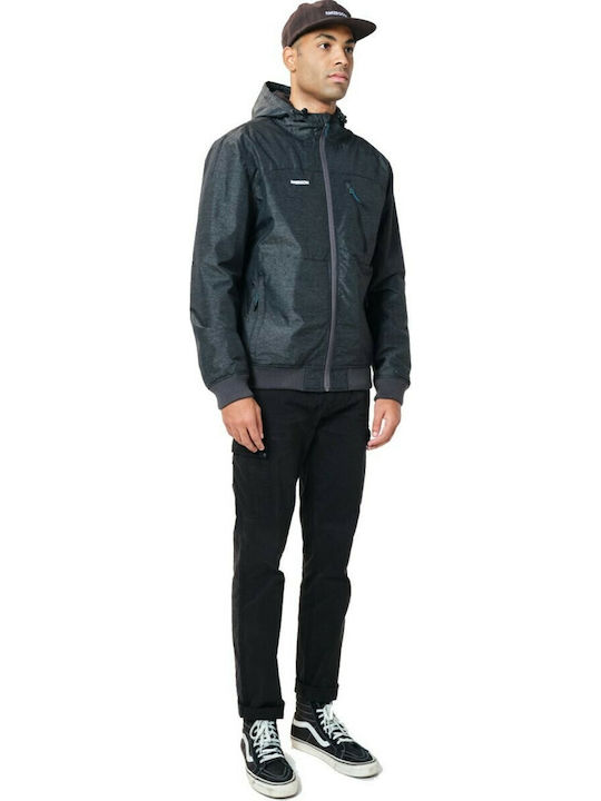 Winter Jacket Bomber Waterproof and Windproof Gray