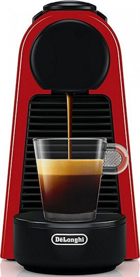 De'Longhi Essenza Mini Pod Coffee Machine Nespresso Pressure 19bar with Milk Frother Red