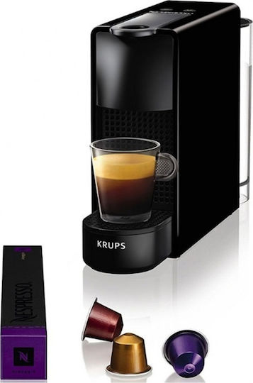 Krups Essenza Mini Pod Coffee Machine Nespresso Pressure 19bar Black