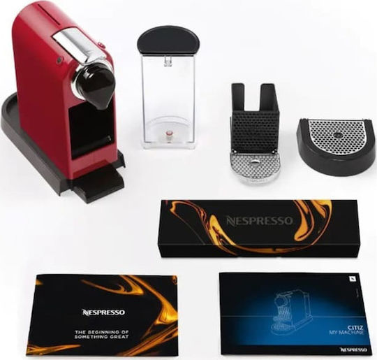 Krups Citiz Καφετιέρα για Κάψουλες Nespresso Πίεσης 19bar Red