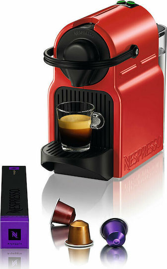 Krups Inissia Καφετιέρα για Κάψουλες Nespresso Πίεσης 19bar Red