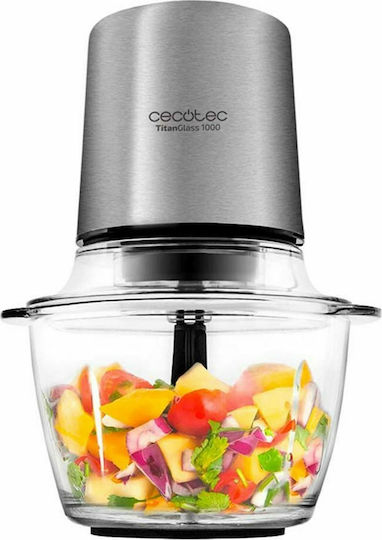 Cecotec Titanglass 1000 Πολυκόπτης Multi 400W με Δοχείο 1lt Inox