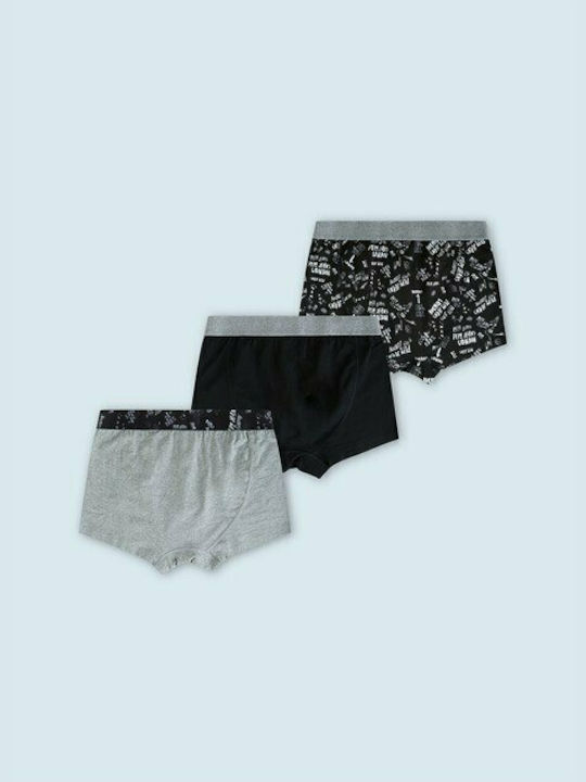 Pepe Jeans Herren Boxershorts Grey / Black 3Packung