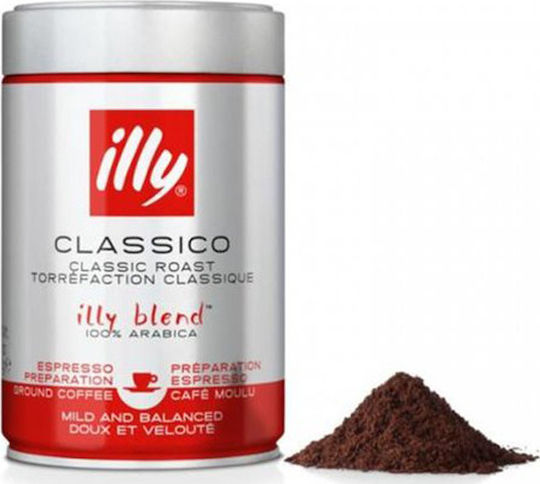 Illy Espresso Coffee Arabica Ground 250gr