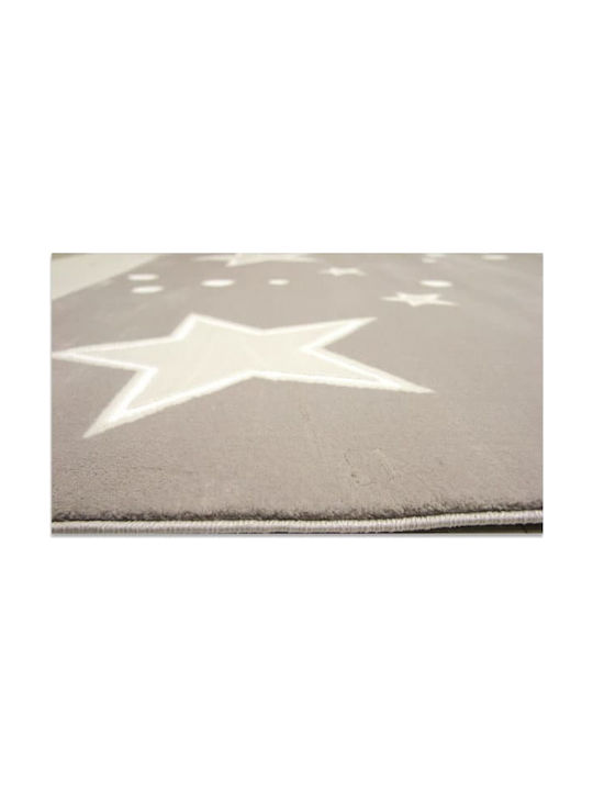 Tzikas Carpets 19422-095 Детско килимче Звезди Кафяв 160x230см Дебелина 11мм