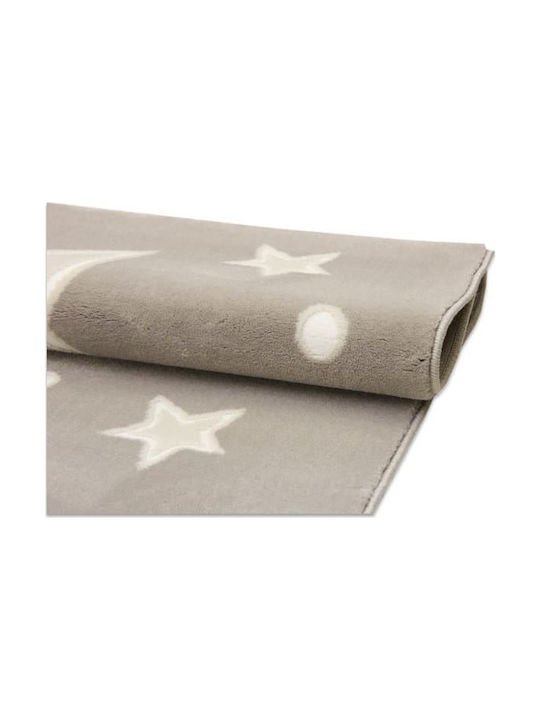 Tzikas Carpets 19422-095 Детско килимче Звезди Кафяв 160x230см Дебелина 11мм