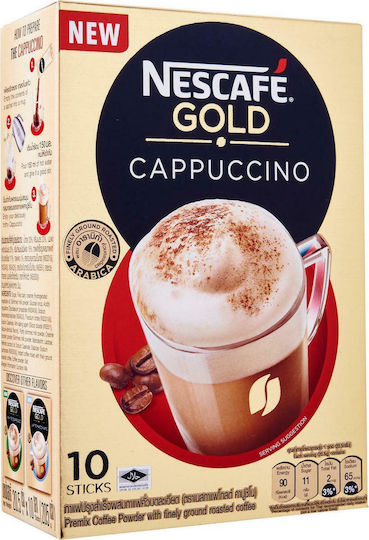 Nescafe Стигмиен Кафе Gold Cappuccino 10x14гр