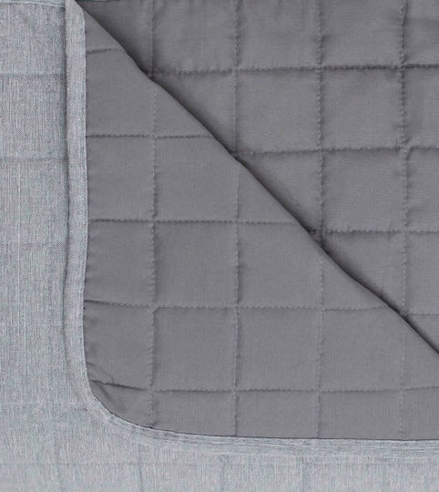 Borea Microlinen Υπέρδιπλο Γκρι 220x240cm