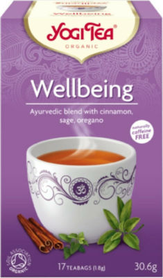 Yogi Tea Negru Ceai Produs organic Wellbeing 17 Pungi 520.2gr 1buc