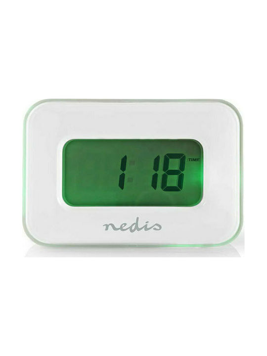 Nedis Tabletop Digital Clock with Alarm Clal110wt