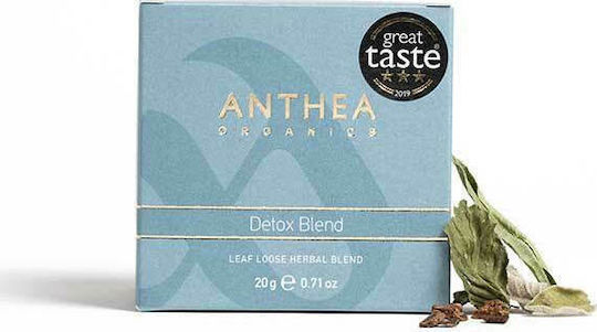 Anthea Organics Detox Blend Μείγμα Βοτάνων Βιολογικό Προϊόν 10 Φακελάκια 150gr