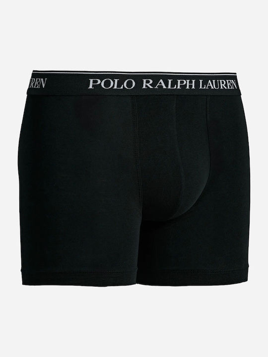 Ralph Lauren Boxeri pentru bărbați Negru / Alb / Gri 3Pachet