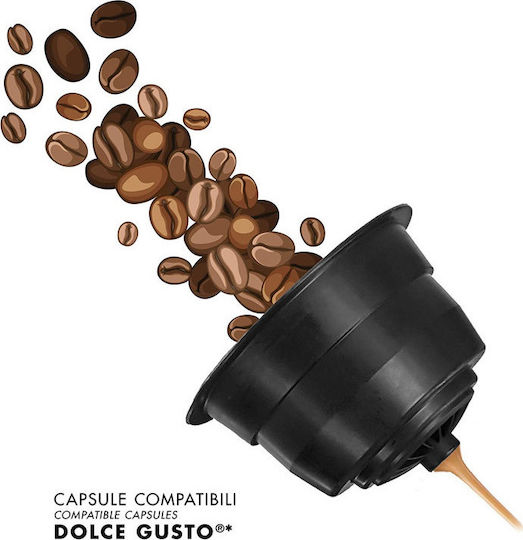 IL Caffe Italiano Capsule Mix Decafeinizat Compatibile cu Mașina Dolce Gusto 96capace