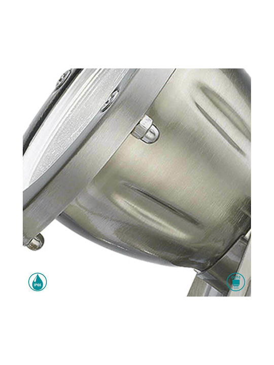 Gea Luce Uranus Lamp Projector Outdoor IP65 Silver