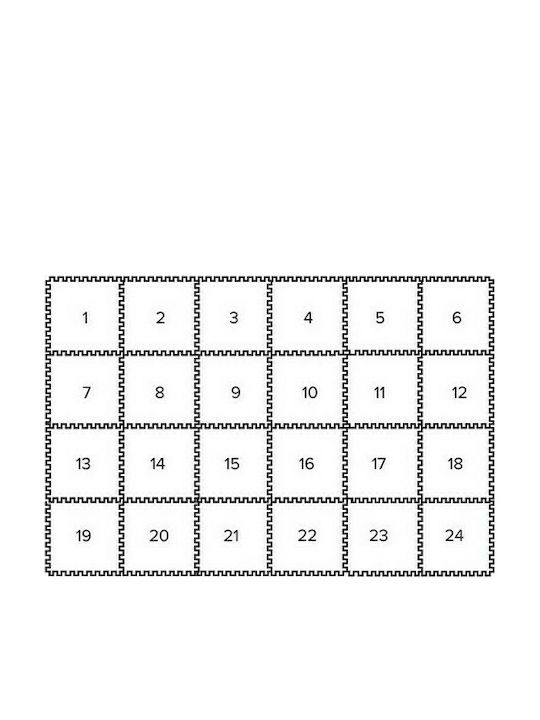 Toddlekind Kids Floor Puzzle Nordic Petrol 6 Pieces