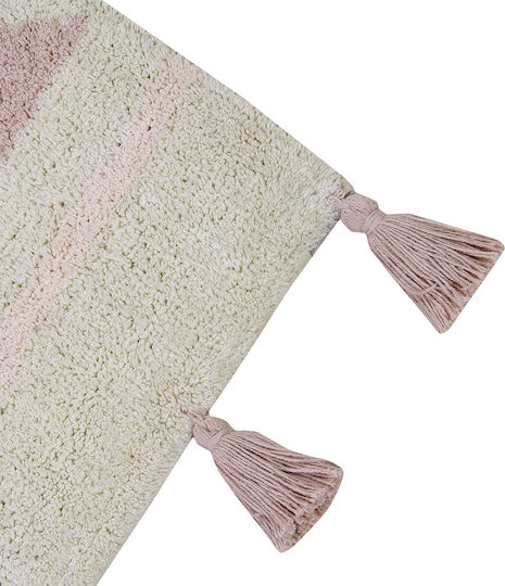 Lorena Canals Azteca Handmade Kids Rug Cotton Natural Vintage Nude 120x160cm