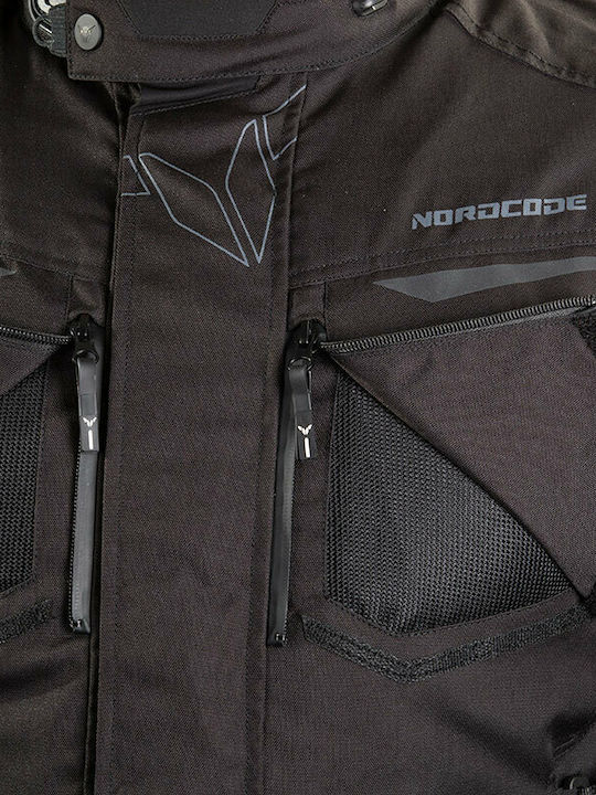 Nordcode Senegal Oversize Men's Motorcycle Jacket Cordura 4 Seasons Waterproof Black