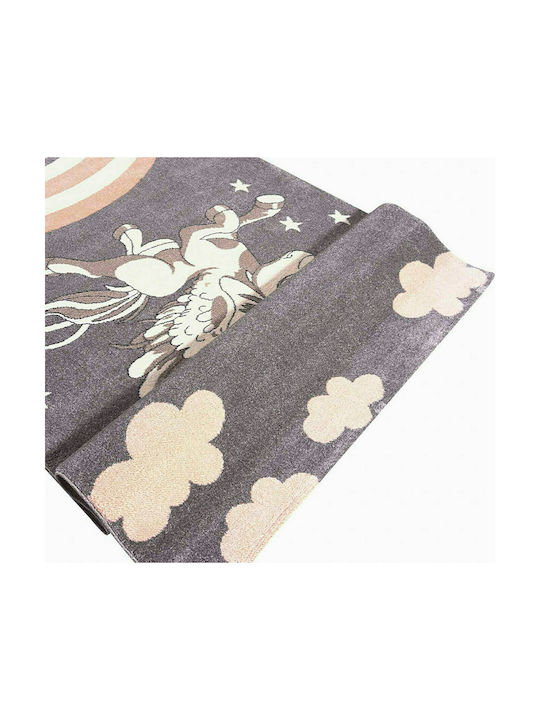 Polcarpet Star 2989 Детско килимче Еднорог Grey Pink 160x230см