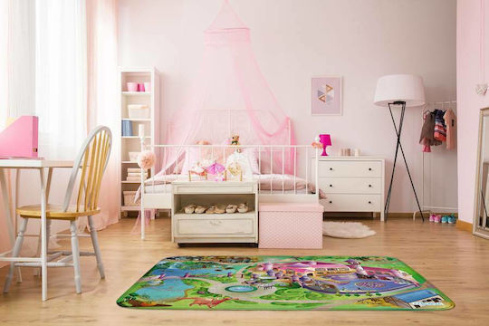 House of Kids Prinzessin Spielmatte Mehrfarbig 130x180cm