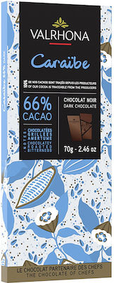 Valrhona Caraibe Chocolate Dark with 66% Cocoa 70gr