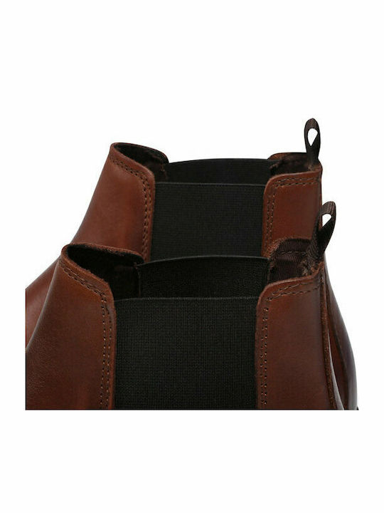 Leather Brown Chelsea Boots
