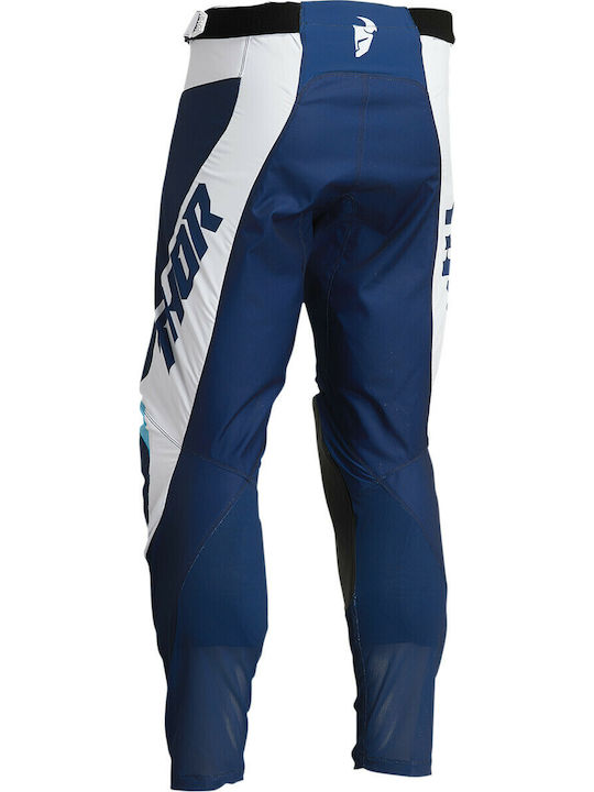 Thor Pulse React Men's Summer Motocross Pants Navy/White