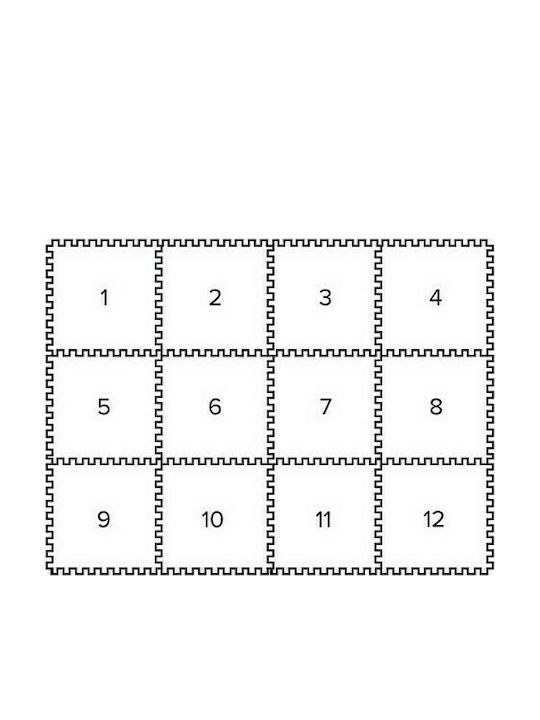 Toddlekind Kids Floor Puzzle Nordic Neo Matcha 6 Pieces