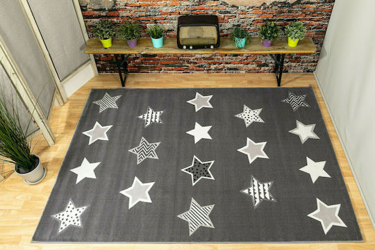 Ezzo A168 Kinder Teppich Grey 160x230cm Dicke 12mm