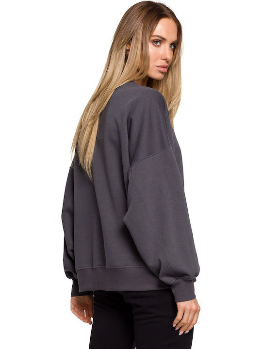 MOE M613 Women's Sweatshirt Steel Grey MOE613