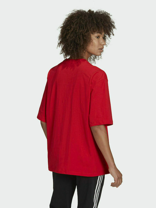 Adidas Adicolor Essentials Γυναικείο Αθλητικό T-shirt Vivid Red