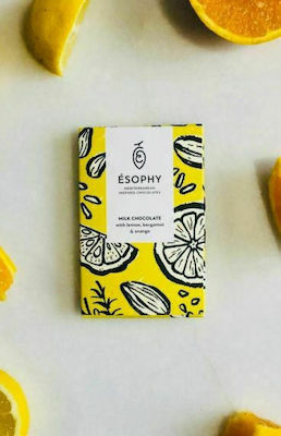 Esophy Σοκολάτα Γάλακτος Lemon Bergamot & Orange 50gr